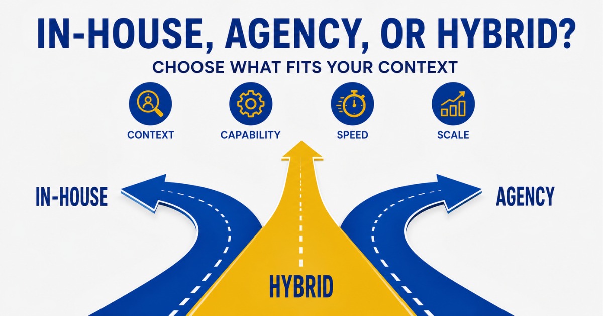 In-house marketing vs agency comparison